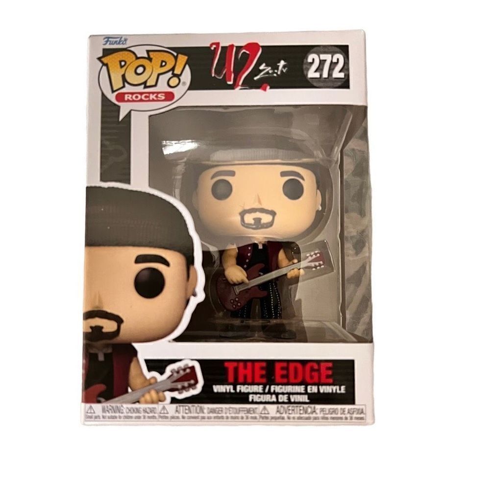 Funko Pop! U2 The Edge Vinyl Collectible Action Figure NIB - Picture 4 of 5